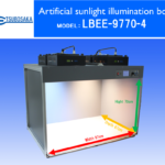 Illumination box for the visual inspection
